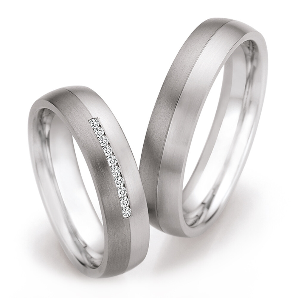 Eheringe Steel Titan Brillant 68/20110 & 68/20120