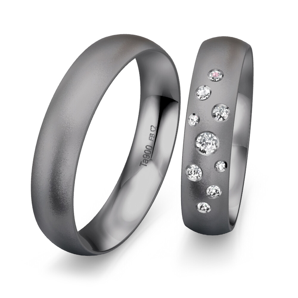 Tantal Trauringe Breuning 48/09509 & 48/09510