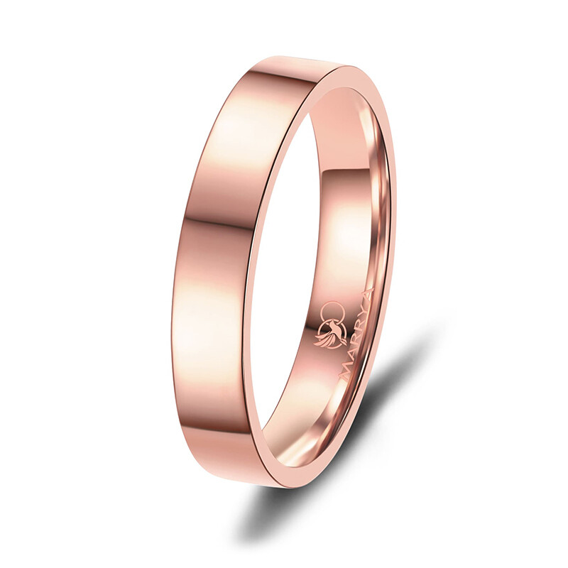 Eheringe Partnerringe Memoire Edelstahl Rot Set ES-E44