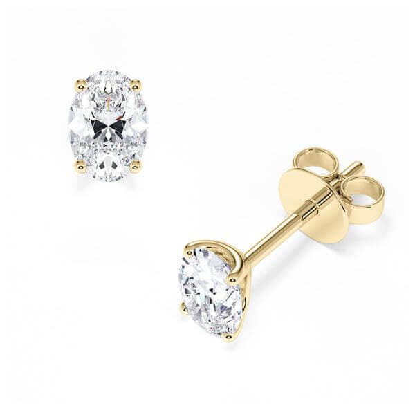 Ohrstecker Gelbgold 585 Lab-Grown Diamant zus. 1,000 ct, RU-1778-26
