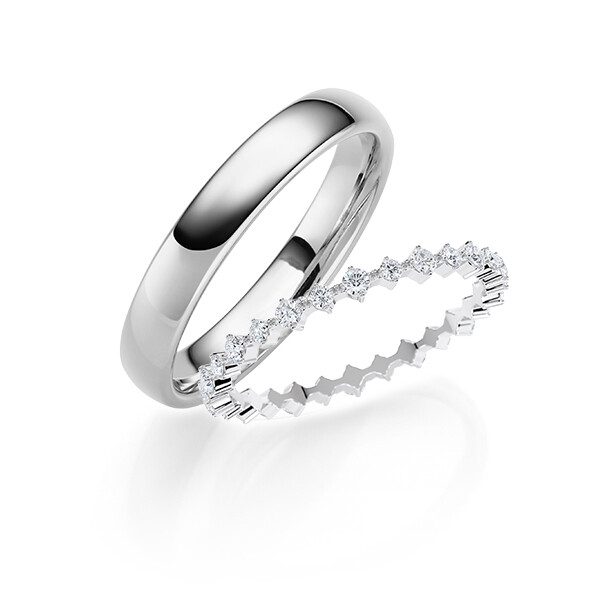 Trauringe Memoire Eheringe Palladium RU-1827