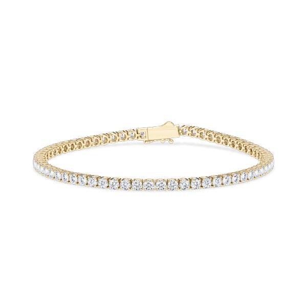 Tennis-Armband Gelbgold 750 zus. 4,030ct. Lab Grown Diamant RU-1858