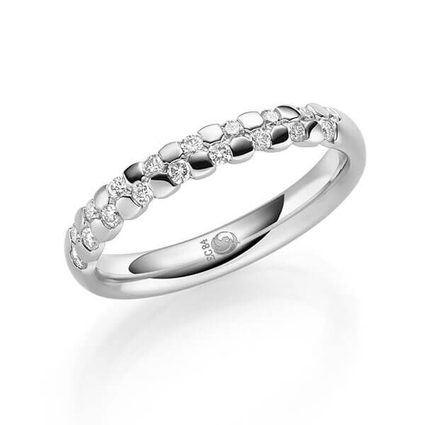 Memoire-Ring Vorsteckring Platin RU-1749