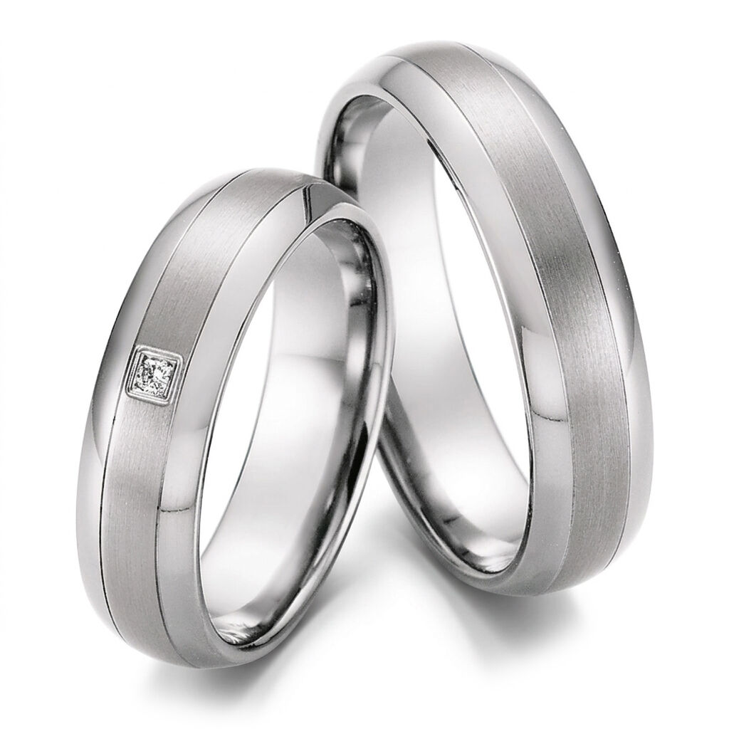 Trauringe Partnerringe Titan 77/10010 & 77/10020 Eheringe Freundschaftsringe