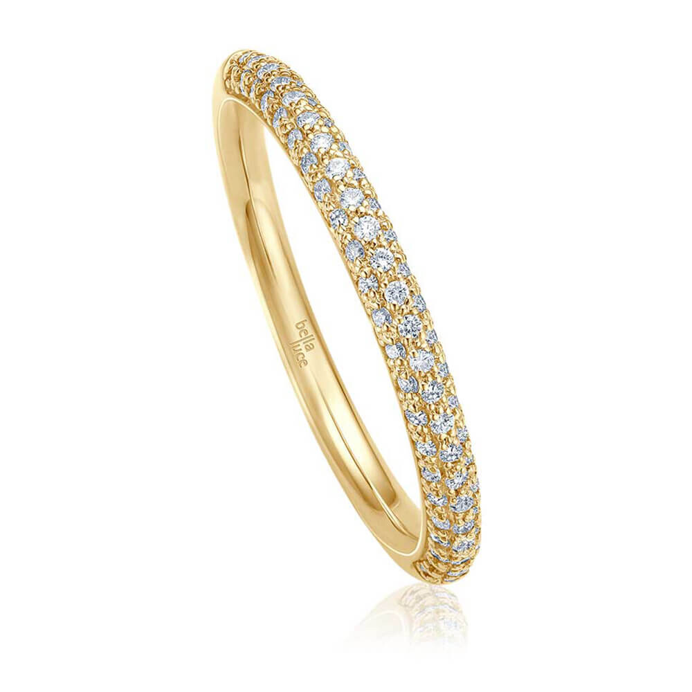 Ring Pavee Donatella Gelbgold Brillant EH005528