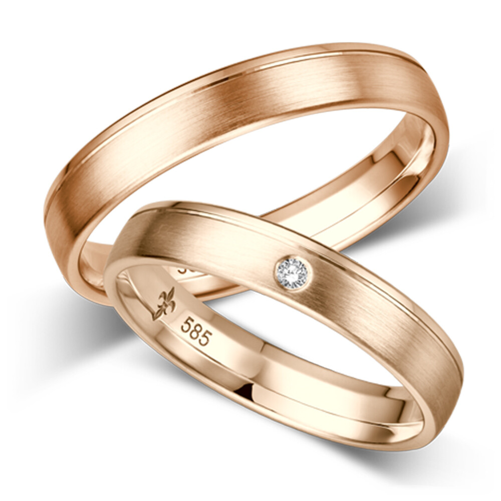 Trauringe Danielle Roségold TR-0/TR-1-00058