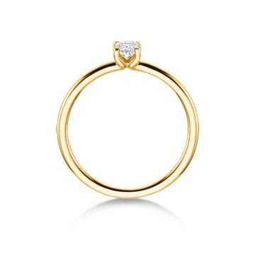 Verlobungsring Oval Cut Gelbgold DT27919