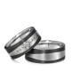 Trauringe Titan & Carbon Brillant 0,090 ct.