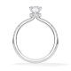 Diamantring Veiled Halo Radiant Platin Rubin 1896