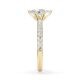 Hollywood Ring Tropfen Diamant Gelbgold Rubin 1884