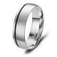 Trauringe Partnerringe Edelstahl Zirkonia ES05