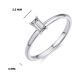 Ring Silber mit Baguette Zirkonia Gisser R417 Ingo