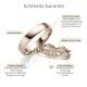 Trauringe Haselnussgold Brillant AG31394