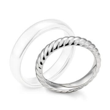 Partnerringe aus Silber 925 BR37