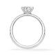 Hollywood Ring Tropfen Diamant Weißgold Rubin 1884