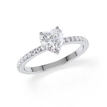 Ring Hidden Halo Platin Rubin 1900