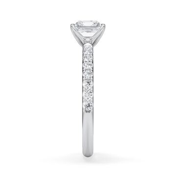 Hollywood Ring Platin Princess Rubin 1855