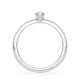 Verlobungsring Hidden Halo Oval Platin RU-1902