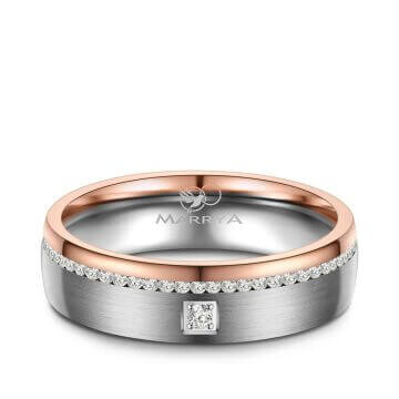 Trauring Partnerring Titan Roségold Marrya TI-39