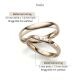 Trauringe Haselnussgold Dots Brillant AG31312