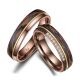 Eheringe Partnerringe Carbon Bronce Gold CB-06