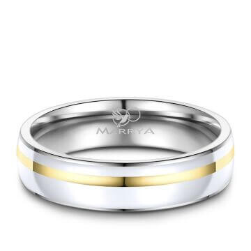 Herrenring Edelstahl Emaille ES39
