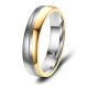 Partnerring Trauring Edelstahl Gold Marrya ES-32