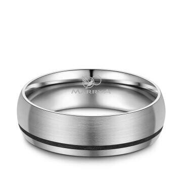 Trauringe Partnerringe Edelstahl Zirkonia ES05