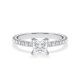 Hollywood Ring Classic Princess Platin RU-1885