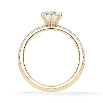 Hollywood Ring Radiant Gelbgold Rubin 1886