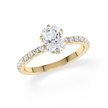 Hollywood Ring Radiant Gelbgold Rubin 1886