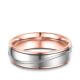 Partnerring Ehering Trauring aus Edelstahl Rosé Marrya ES-23