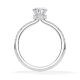 Ring Veiled Halo Tropfen Diamant Platin Rubin 1894