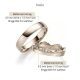 Trauringe Haselnussgold Brillant AG31394