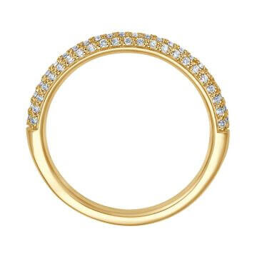 Ring Pavee Donatella Gelbgold Brillant EH005528