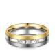 Trauringe Partnerringe Titan plattiert Zirkonia TI10