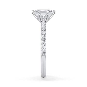 Hollywood Ring Radiant Platin Rubin 1886