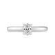 Verlobungsring Oval Weißgold Lab-Grown Diamant