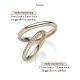 Trauringe Haselnussgold Brillant AG31311