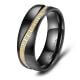 Einzelring Damen Black Titanium BT-03