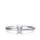 Ring Silber mit Baguette Zirkonia Gisser R417 liegend