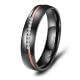Einzelring Damen Black Titanium BT-05