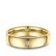 Partnerring Trauringe Edelstahl Gold Zirkonia Marrya ES-30