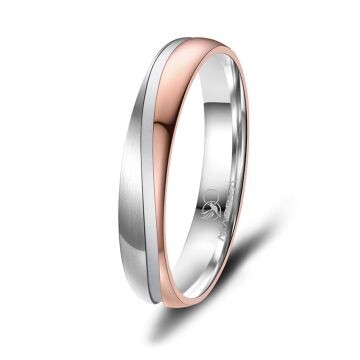 Herrenring Edelstahl Rosé ES-42