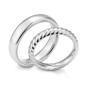 Partnerringe aus Silber 925 BR37