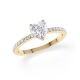 Ring Hidden Halo Gelbgold Rubin 1900