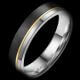 Herrenring Black Titanium Gold BT02