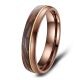 Eheringe Partnerringe Carbon Bronce Gold CB-06