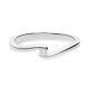 Verlobungsring Schwung BR133 Platin Brillant