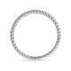 Kordelring Silber 925 rhodiniert Gisser R432 Profil